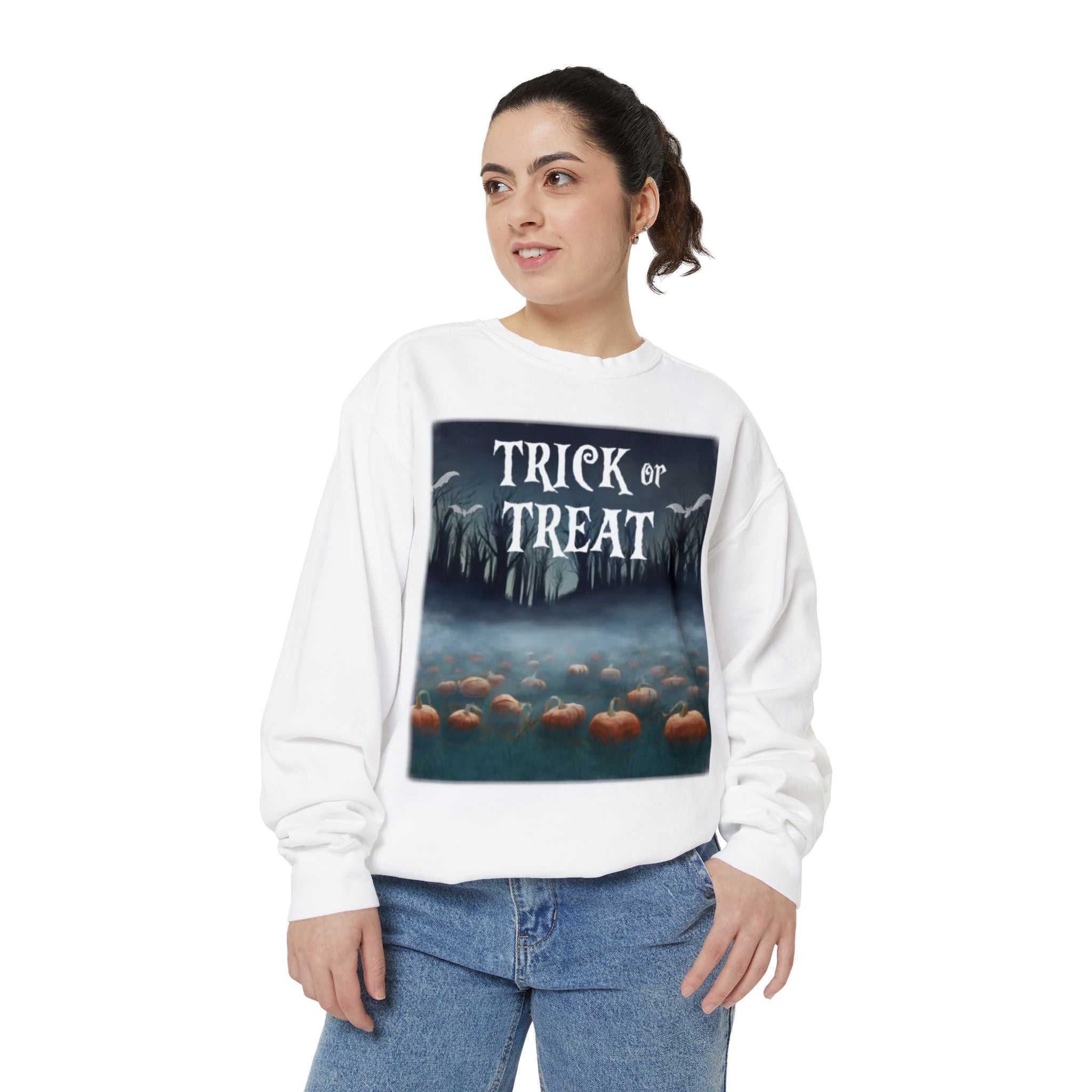 Trick or Treat | Unisex Garment-Dyed Sweatshirt